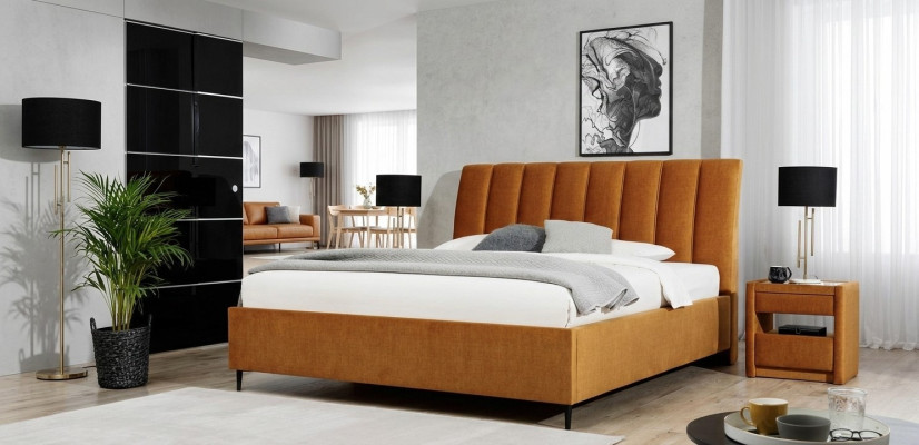 Luxus Sideboard mit Spiegel stilvoll Beige Kommode Modern Möbel Design Set Neu