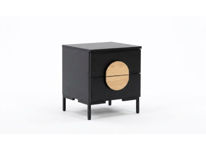 Nachttisch Grau Schlafzimmer Elegantes Tisch Luxus Holz Möbel Beistelltisch