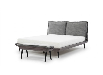 Bett Grau Schön Design Modern Luxus Betten Schlafzimmer Elegantes Möbel