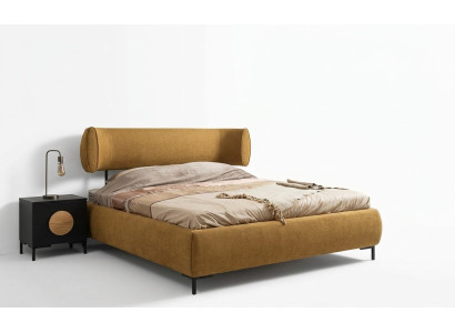 Bett Gelb Schön Design Modern Schlafzimmer Doppel Betten Elegantes Möbel