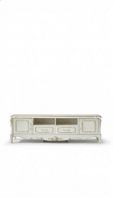Sideboard Weiß Luxus Elegantes Wohnzimmer Kommode Schränke Lowboard Möbel Neu