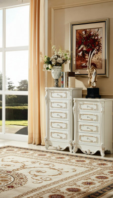 Schlafzimmer Set Weiß Design Elegantes 2x Kommode Klassische Möbel Luxus 2tlg.
