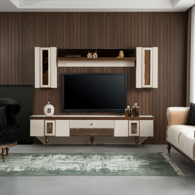 Ein luxuriöser TV-Nachttisch für Ihr Wohnzimmer im modernen Stil