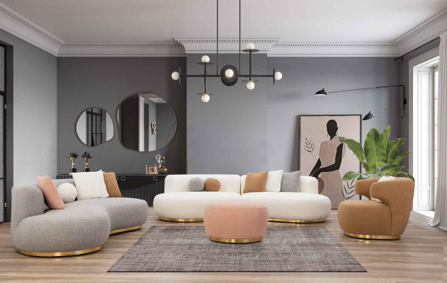 Einsitzer Sessel Wohnzimmer Stuhl Relax Sitzmöbel Stühle Einrichtung