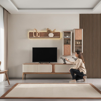 Ein schicker TV-Schrank für Ihr Wohnzimmer im modernen Stil