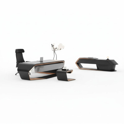 Arbeitszimmermöbel Set Schreibtisch Couchtisch Sideboard Luxus Möbel