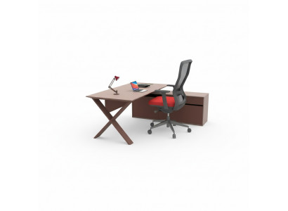 Schreibtisch Büromöbel Cheftisch Holzmöbel Designer Schreibarbeitsplatz