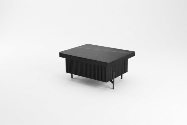 Schwarzer Büro Couchtisch Arbeitszimmermöbel Design Tische Beistelltische