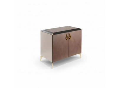 Beige Luxus Kommode Sideboard Büromöbel Schrank Designer Möbel Neu