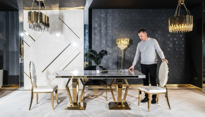 Luxus Tische Esszimmer Tisch Esszimmer Moderner Edelstahl Sofort Weiß