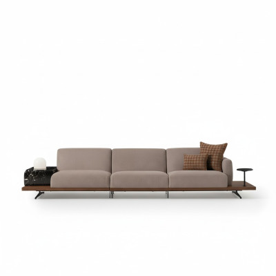 Luxus Dreisitzer Sofa 4 Sitz Möbel Sofas Stoff Couch Stoff Couchen xxl