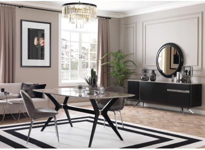 Luxus Esszimmer Esstisch Loft Design Tisch Möbel Einrichtung