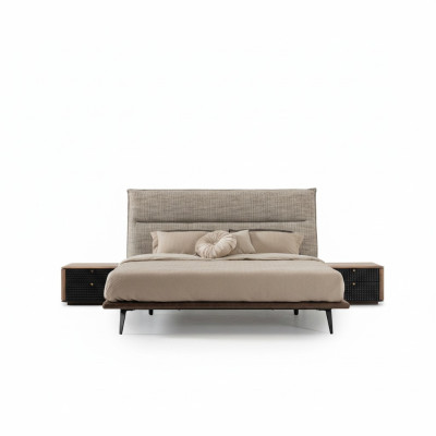 Schlafzimmer Nachttisch Design Möbel Nachttische Holz braune Farbe