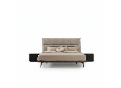 Schlafzimmer Nachttisch Design Möbel Nachttische Holz braune Farbe