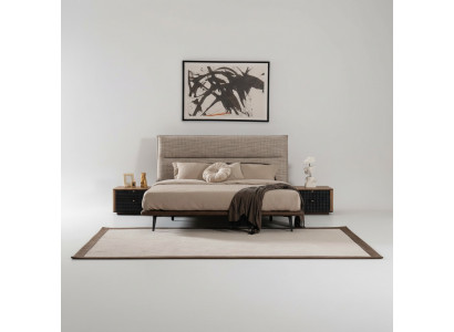 Italienische Schlafzimmer Bett 2x Nachttisch 3tlg. Luxus Stil Modern