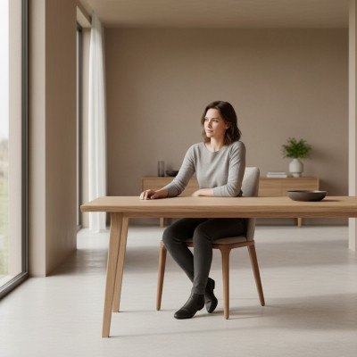 Luxus Esszimmerstuhl Design Stühle Holz Holzstuhl Möbel Stil Modern
