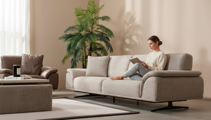 Wohnzimmer Sofa 3 Sitze Design Luxus Polster Couch Modern Sofas 250cm