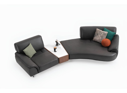 Rund Wohnzimmer Couch Möbel 5 Sitz Couchen Runde Sofa Möbel Textil