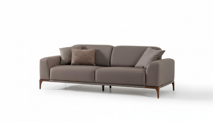 Wohnzimmer Sofa Couch Dreisitzer Design Luxus Couchen Möbel braun