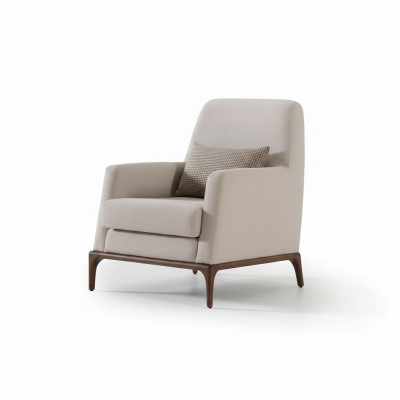 Design Sofa Sessel Couch Polster Luxus Textil Couchen 1 Sitzer neu grau