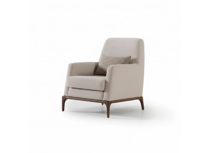 Design Sofa Sessel Couch Polster Luxus Textil Couchen 1 Sitzer neu grau