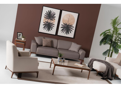 Luxus Design Sofagarnitur Set Couch Couchtisch Beistelltisch 5tlg.