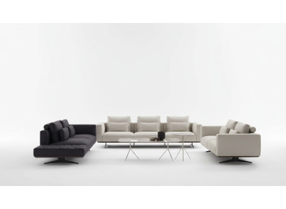 Sofagarnitur 4 3 1 Textil designer 2x Couchtisch Sofa Couch Polster 5tlg.