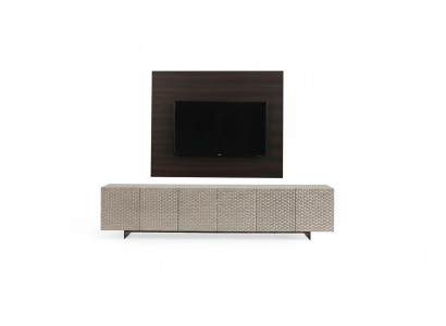 TV Wand Paneel Verkleidung Holz Luxus rtv Wohnzimmerwand Fernseh Möbel
