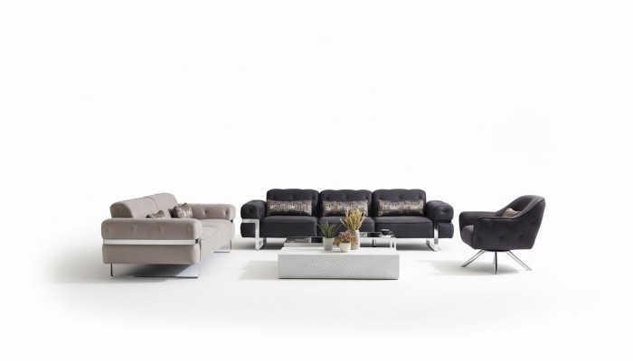 Sofagarnitur Set 431 Sitz 3x Couchtische Couch Garnitur Design Tische 6tlg.