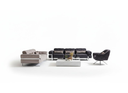 Sofagarnitur Set 431 Sitz 3x Couchtische Couch Garnitur Design Tische 6tlg.
