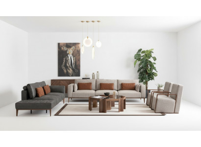 Sofagarnitur Couch Möbel Einrichtung Garnitur Couchen Set Polster Möbel