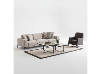 Wohnzimmer Sofa 4 Sitzer Design Stil Möbel Moderne Sofas Elegantes