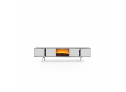 Sideboard mit Kamin tv fernseher ständer möbel luxus lowboard 240cm