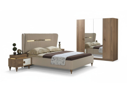 Schlafzimmer Bett Polster Design Luxus Doppel Hotel Betten Holz Möbel