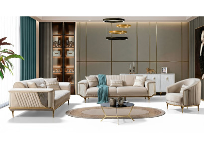 Sofagarnitur 331 Sitz Couch Möbel Wohnzimmer Einrichtung Moderne Sofa