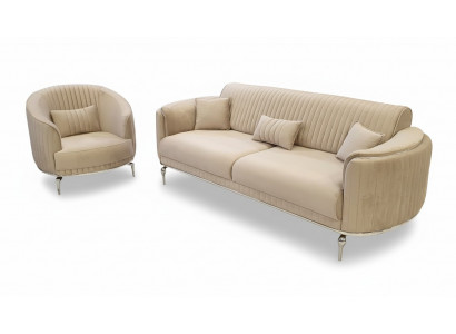 Sofagarnitur 3 1 Sitzer Set Design Sofa Polster Couchen Couch Modern