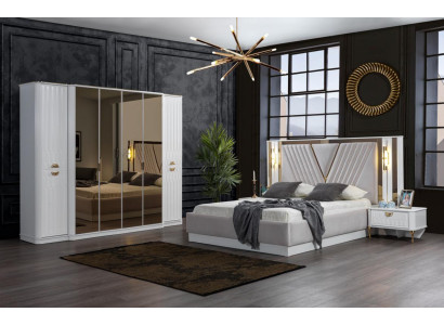 Modernes elegantes Schlafzimmermöbel-Set im luxuriösen Design und zeitgemäßem Stil