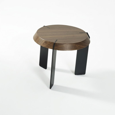 Rund Beistell Tische Luxus Design Braun Tisch Kaffee Wohnzimmer Neu