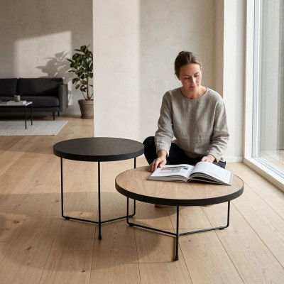Design Couchtische Beistell Tische Tisch Kaffeetisch Wohnzimmer 2tlg