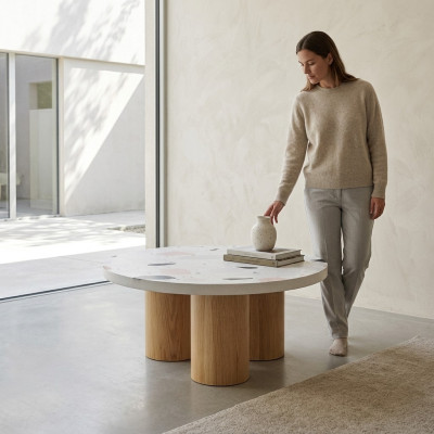 Couchtisch Kaffeetisch Designer Weiß Tisch Wohnzimmertisch Tische Neu