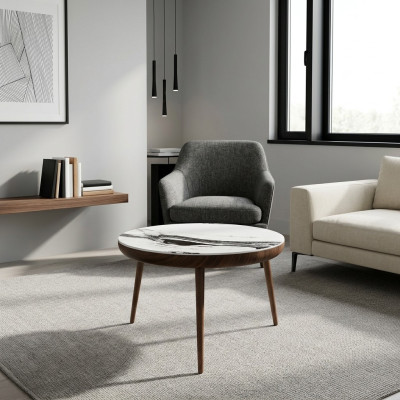 Runder Design Couchtisch Moderne Beistell Tische Runde Tisch Luxus Möbel