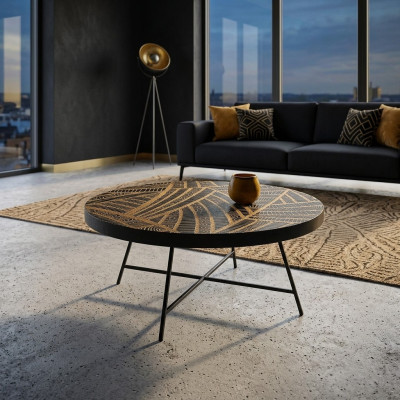 Runder Couchtisch Beistelltisch Wohnzimmer Tisch Beistell Italienischer Stil