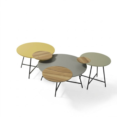 Exklusives Designer-Couchtisch-Set von einem europäischen Möbelhersteller
