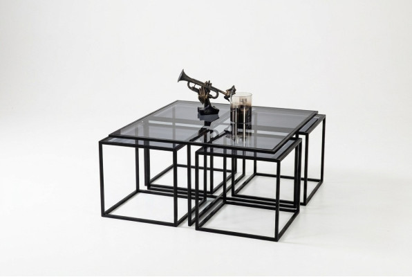 Kaffeetisch Couchtisch Designer Tisch Metall Wohnzimmertisch Tisch 
