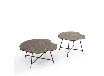 Set aus zwei luxuriösen Couchtischen für das Wohnzimmer im modernen Stil