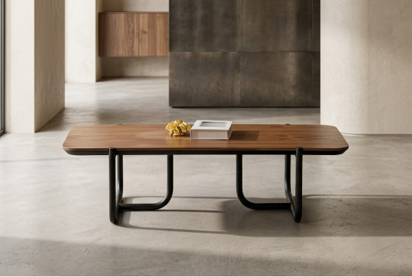 Couchtisch Wohnzimmer Design Tisch Couchtische Möbel Braun Tische Holz