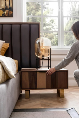 Rechteckige Nachttische Holz Tisch Nachttisch Schlafzimmer Beistelltisch
