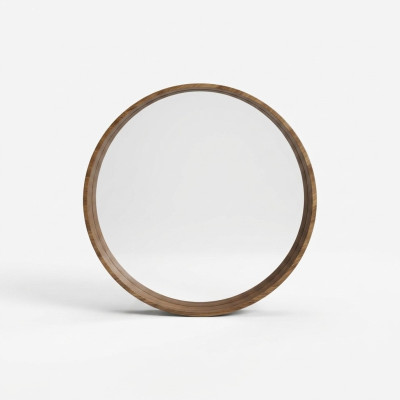 Spiegel Klassischer Holz Wandspiegel Spiegel Design Braun Wohnzimmer Neu