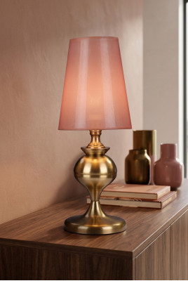 Tischlampe Design Lampe Modern Beleuchtung Tisch Neu rot Luxus