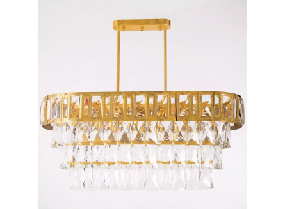 Ovaler Kronleuchter Deckenlampe Lampe Luster Kronleuchter Decke Kristalllampe